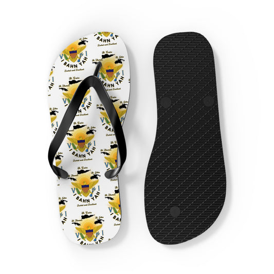 " I Bahn Yah" Flip Flops - Light Steps, Heavy Roots | Summer Beach Sandals