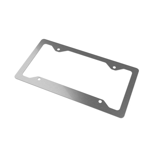 Metal License Plate Frame — Purple Drip Accent Car Frame