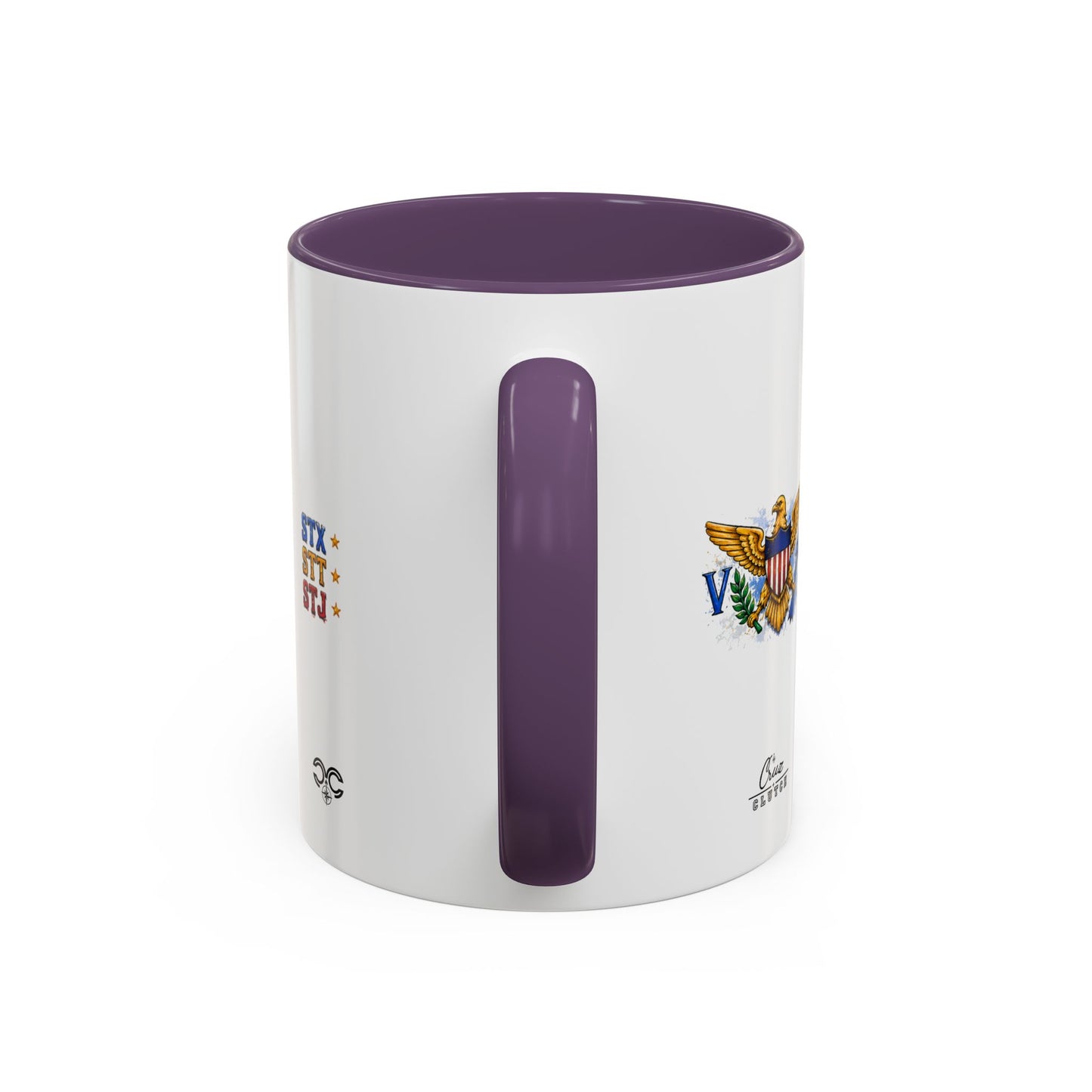 Accent Coffee Mug — "The islands don't leave you." St. Croix Inspired 11/15oz
