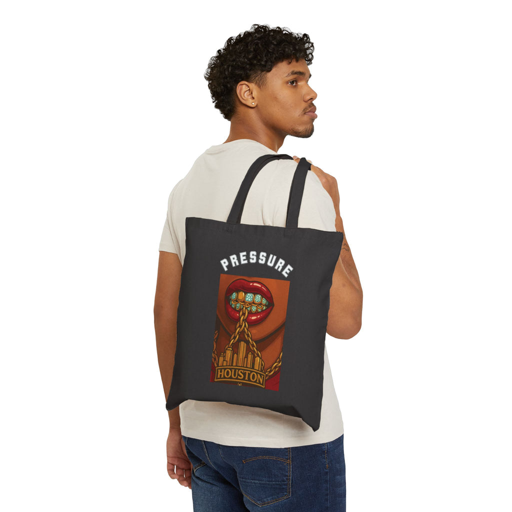 Stylish Cotton Canvas Tote Bag - Perfect for Everyday, Shopping, Travel, and Gifts for Houston Lovers