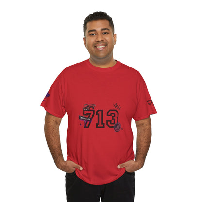 713 Clutch Graphic Tee — Houston Pride Sports Number Shirt