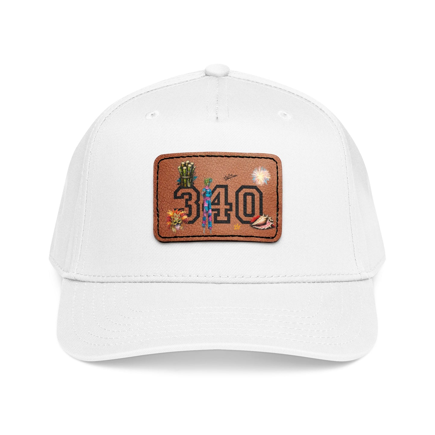 Hams Bluff 340 Leather Patch Baseball Cap