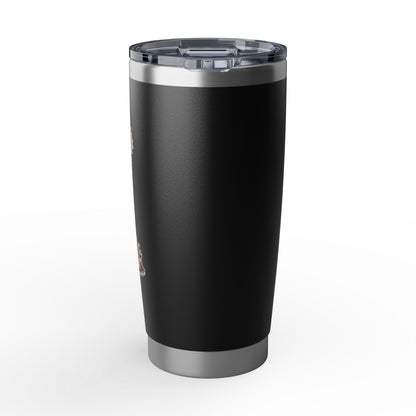 Vagabond 20oz Travel Tumbler — Retro Floral Number 340 Stainless Insulated Cup