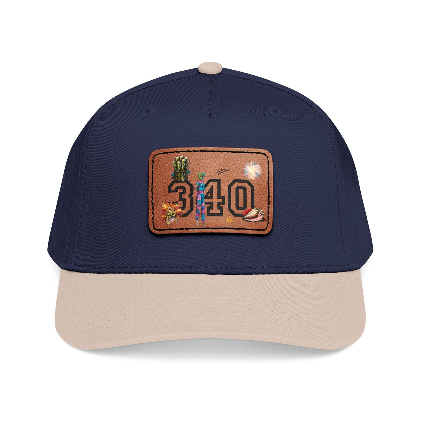 Hams Bluff 340 Leather Patch Baseball Cap