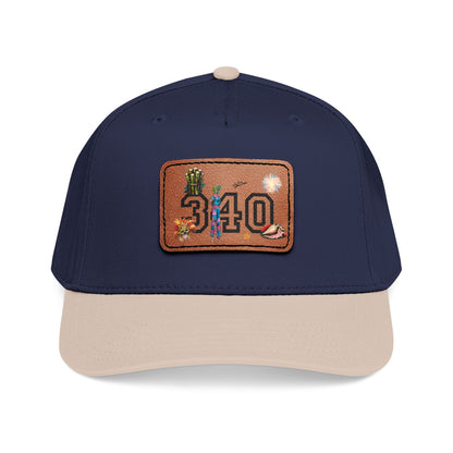 Hams Bluff 340 Leather Patch Baseball Cap