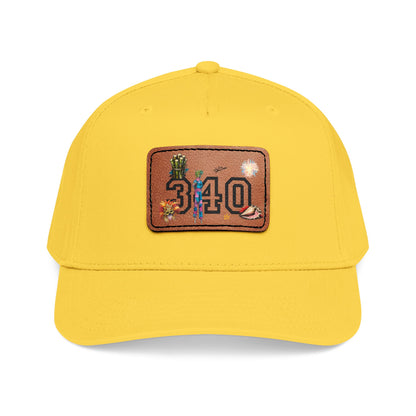 Hams Bluff 340 Leather Patch Baseball Cap