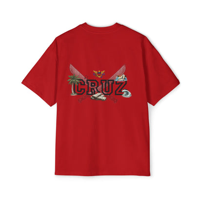 Cruz 340 Graphic Tee — Beach Vibes Men’s Oversized T-Shirt