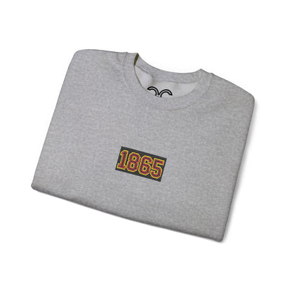 Juneteenth 1865 Crewneck Sweatshirt - Gold Red Black Green Colors