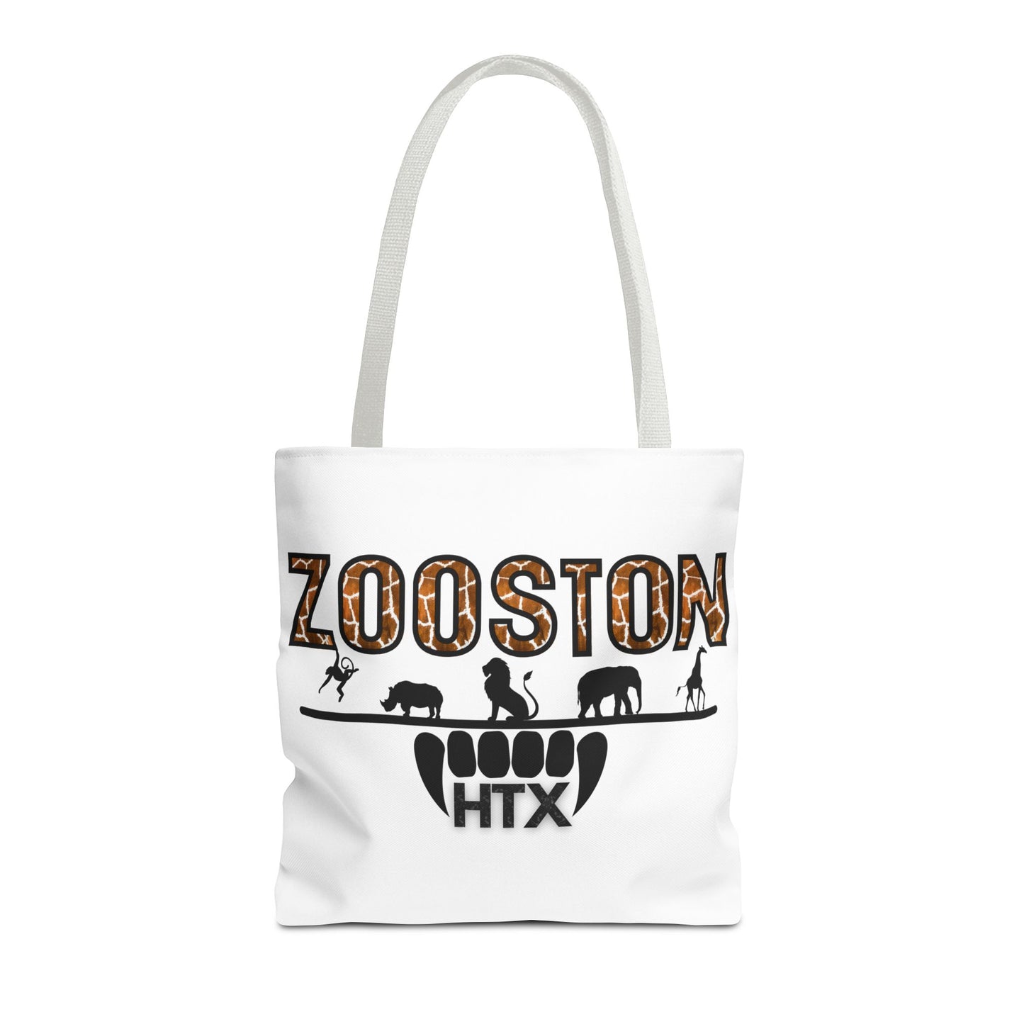 ZOOston HTX Giraffe Edition Tote Bag - Stylish, Eco-Friendly Animal Lover's Accessory, Perfect for Shopping, Beach Days, and Gifts