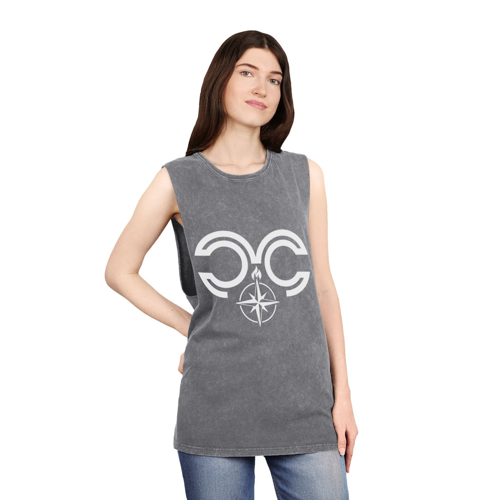Stonewash Tank Top OG Monogram Hustle Heritage Tank