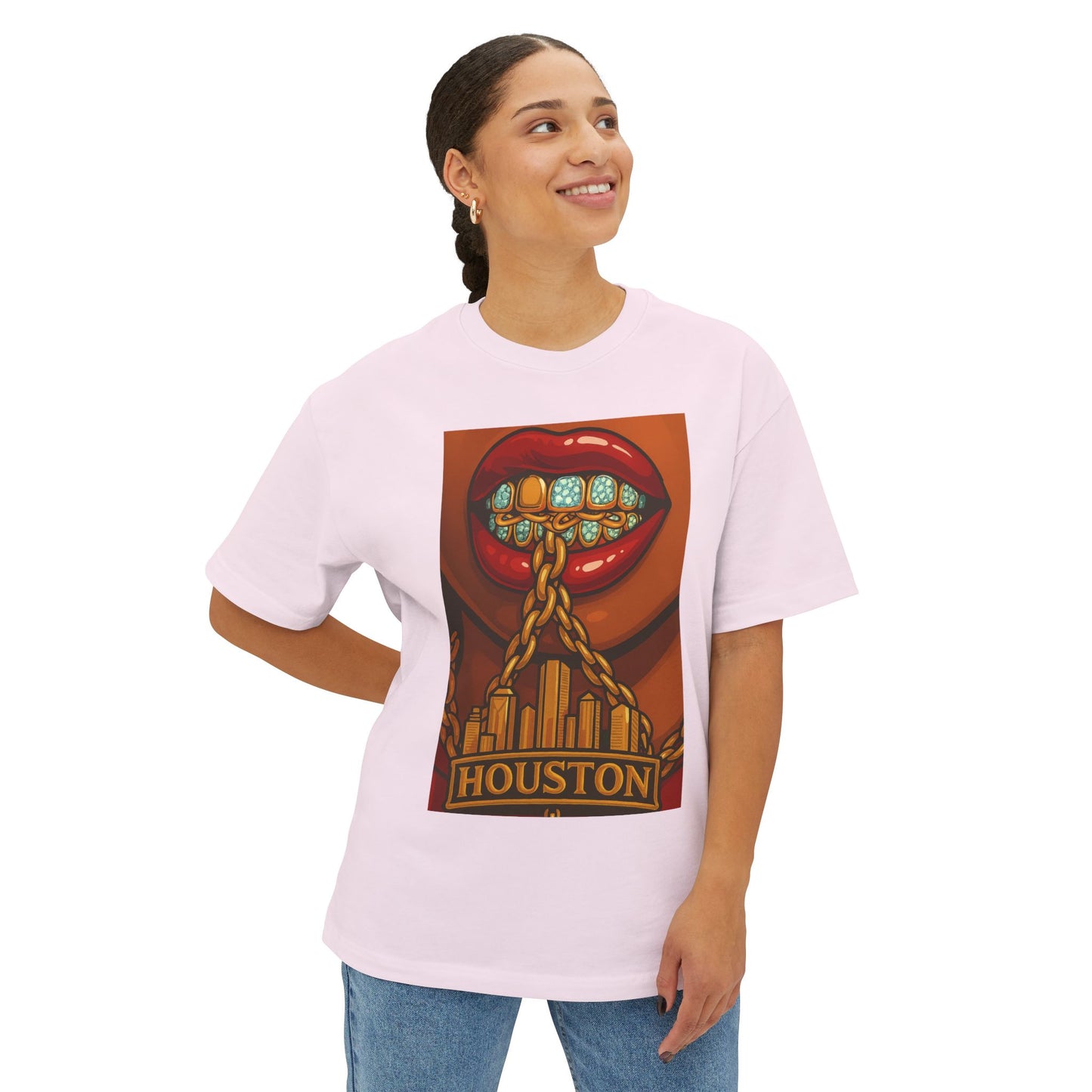 Oversized Boxy Tee - Pressure Applied Graphic