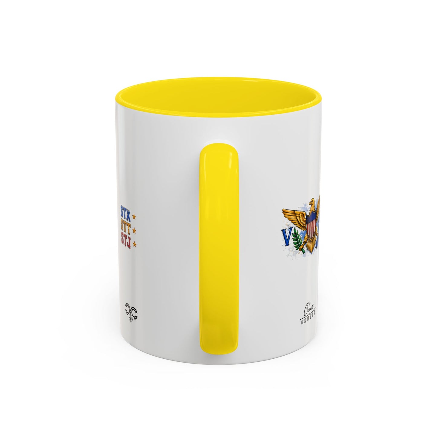 Accent Coffee Mug — "The islands don't leave you." St. Croix Inspired 11/15oz