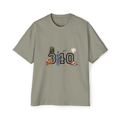 Cruz 340 Graphic Tee — Beach Vibes Men’s Oversized T-Shirt