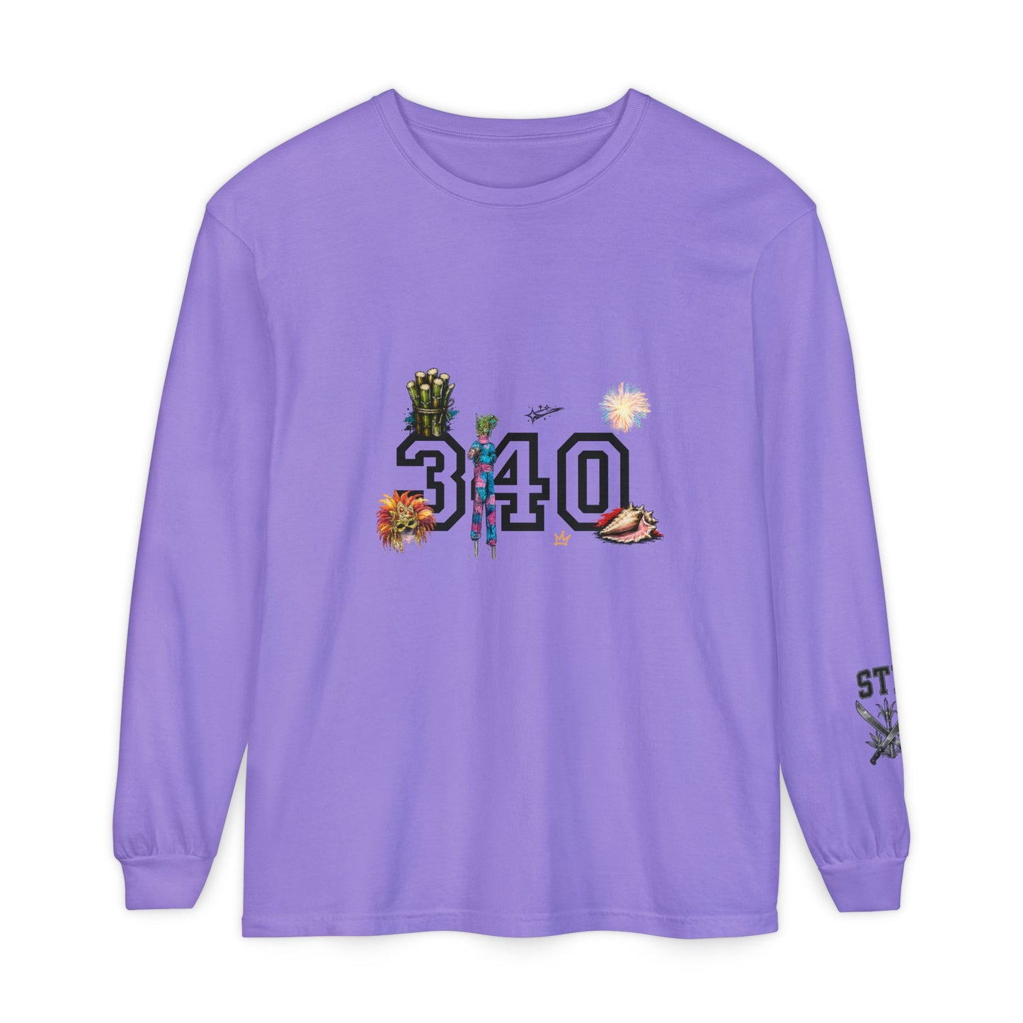 Cruz 340 Long Sleeve Tee — Island Vibes Graphic Shirt