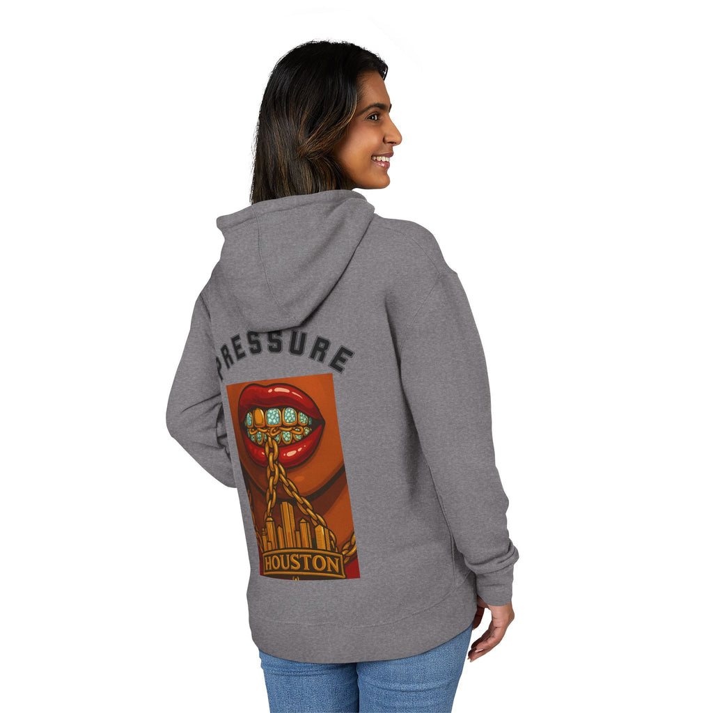 French Terry Hoodie -Apply Pressure Graphic