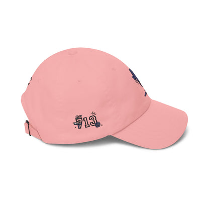 Dripping Texas Outline Dad Cap — White Embroidered State Hat