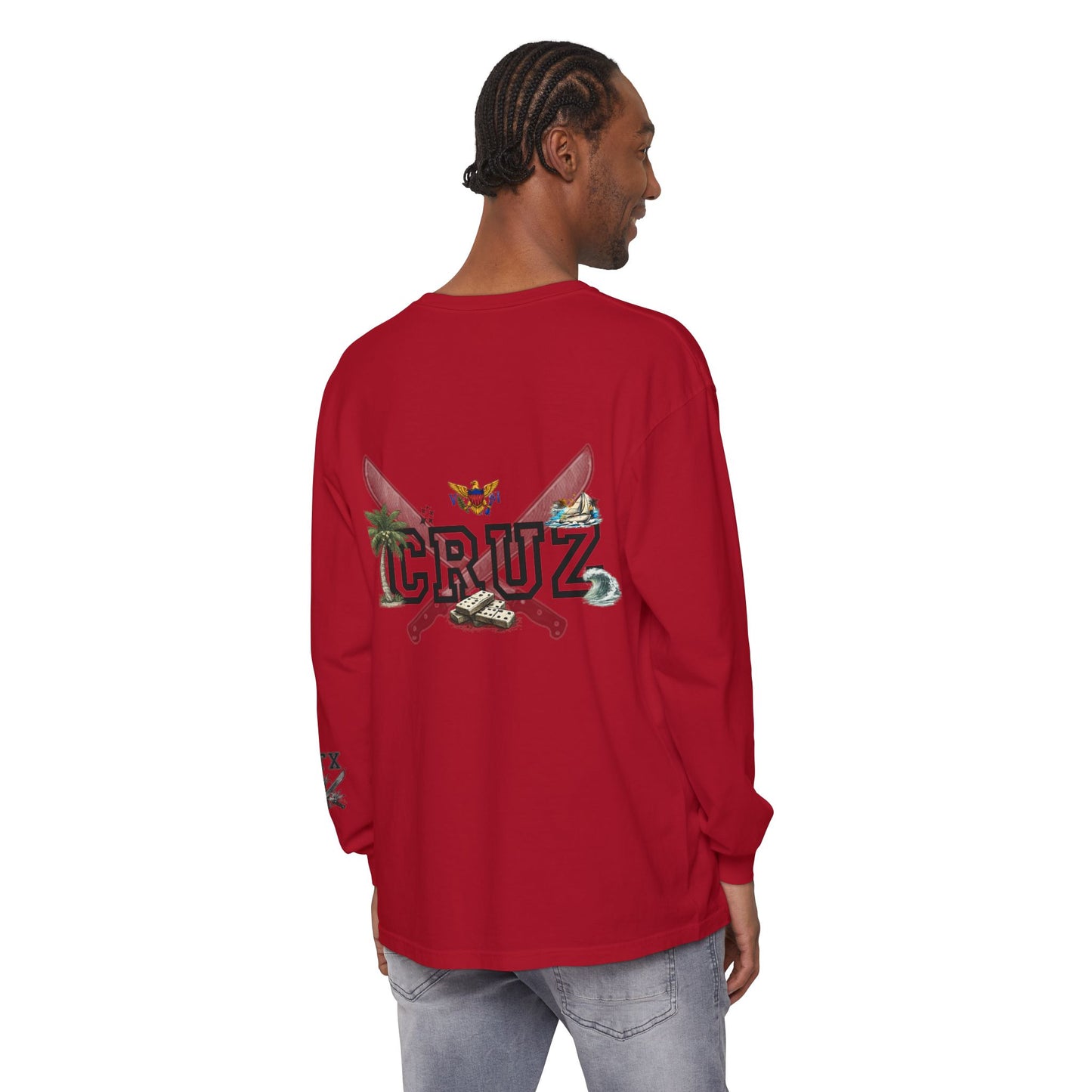 Cruz 340 Long Sleeve Tee — Island Vibes Graphic Shirt