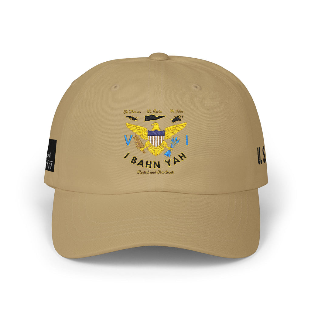 I Bahn Yah Classic Dad Cap — Minimalist Rooted & Resilient Embroidered Hat