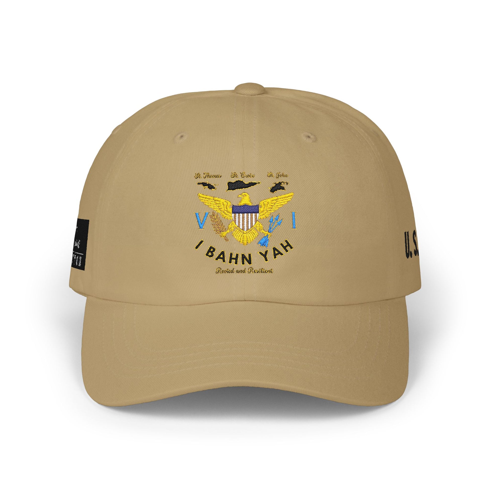 I Bahn Yah Classic Dad Cap — Minimalist Rooted & Resilient Embroidered Hat