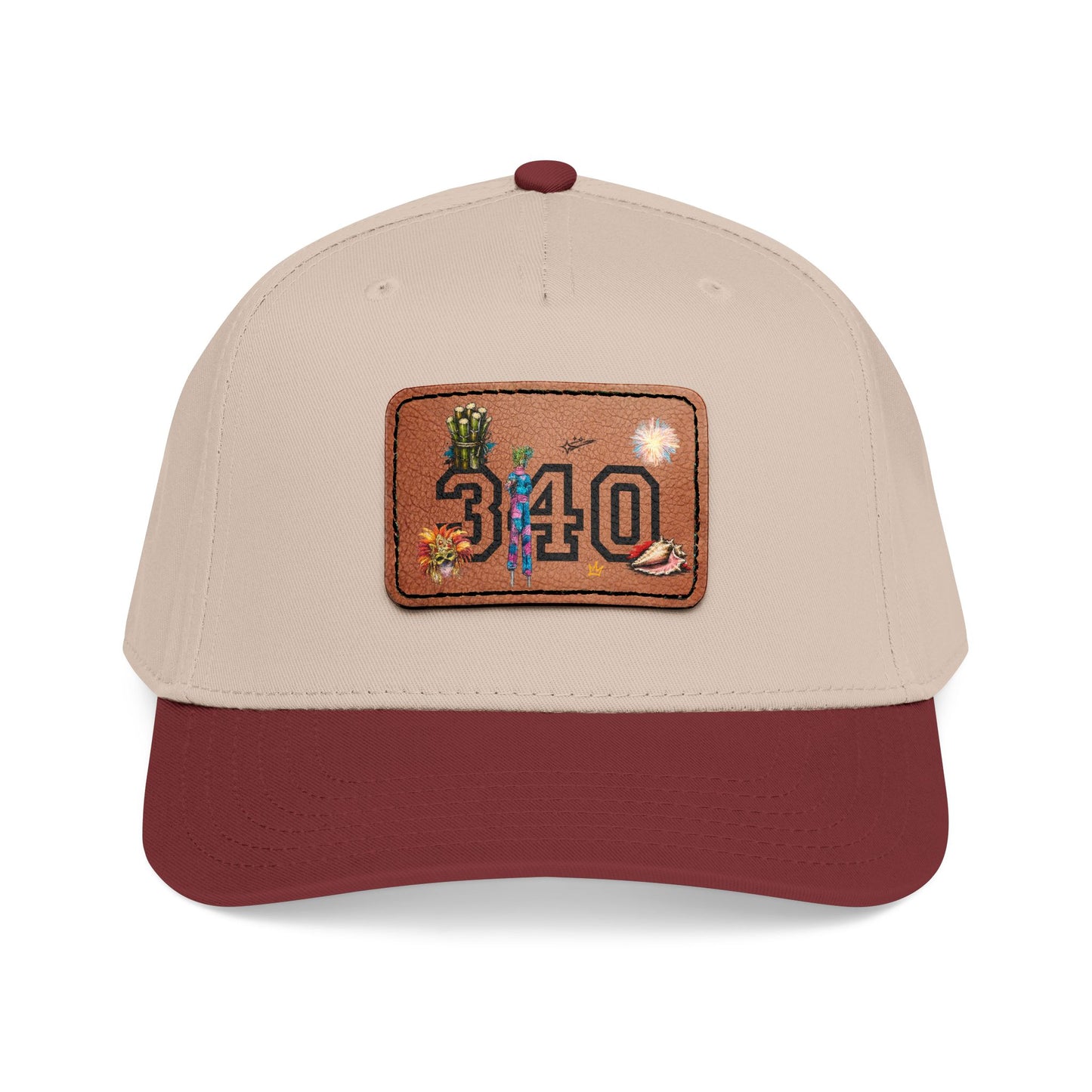 Hams Bluff 340 Leather Patch Baseball Cap
