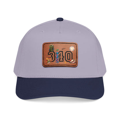 Hams Bluff 340 Leather Patch Baseball Cap