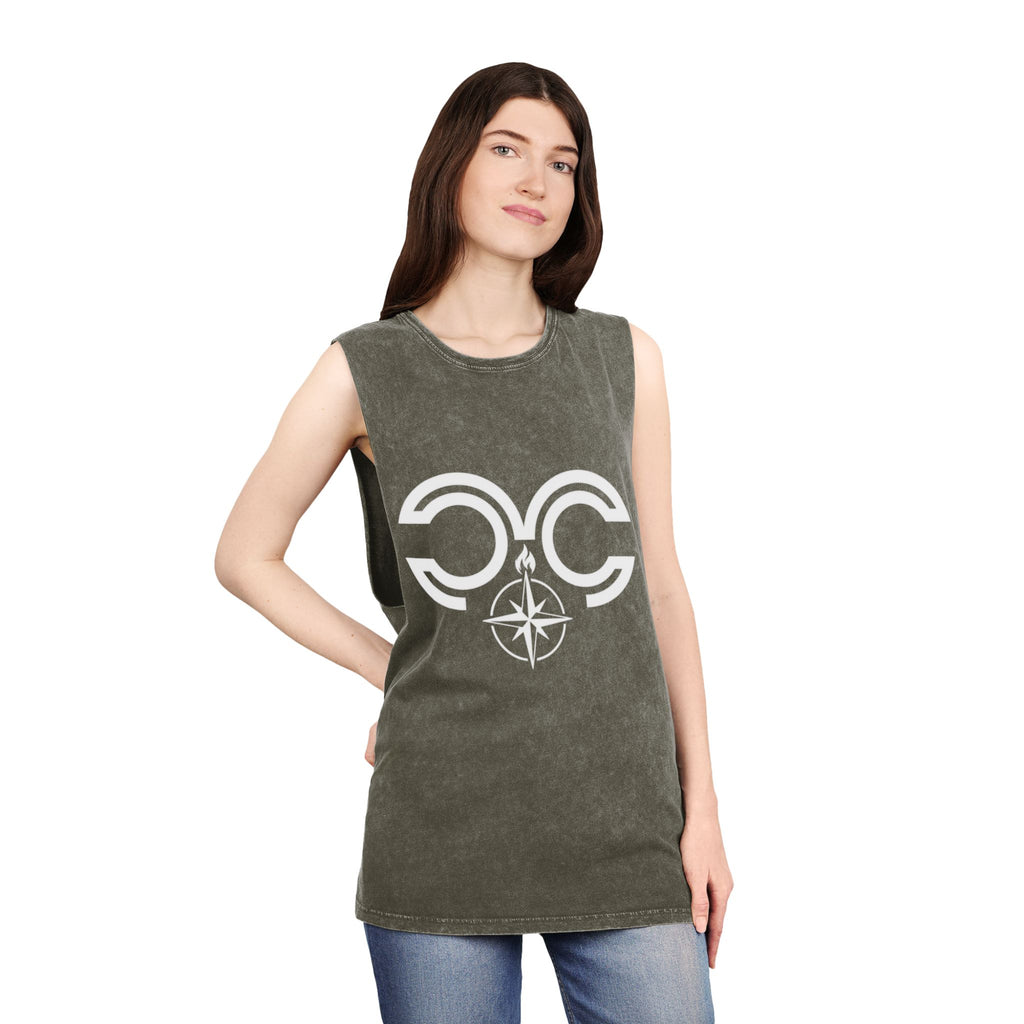 Stonewash Tank Top OG Monogram Hustle Heritage Tank