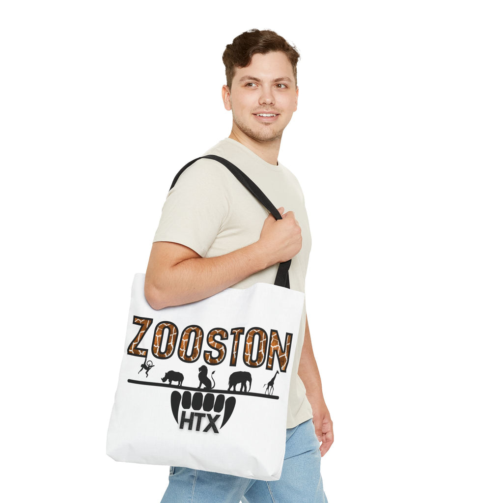 ZOOston HTX Giraffe Edition Tote Bag - Stylish, Eco-Friendly Animal Lover's Accessory, Perfect for Shopping, Beach Days, and Gifts