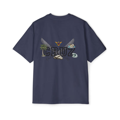 Cruz 340 Graphic Tee — Beach Vibes Men’s Oversized T-Shirt