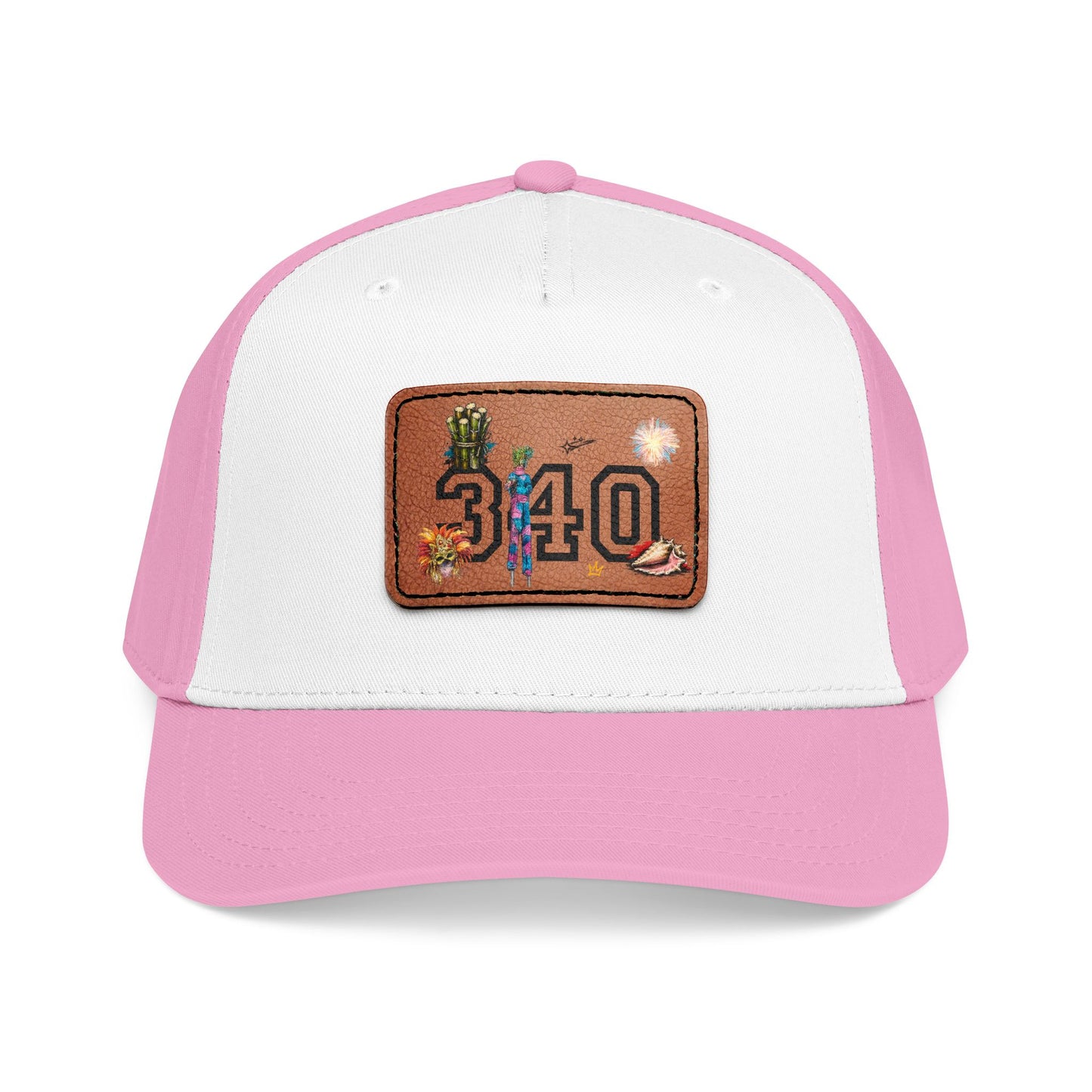 Hams Bluff 340 Leather Patch Baseball Cap