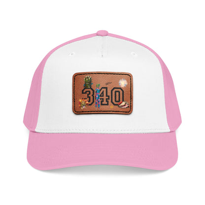 Hams Bluff 340 Leather Patch Baseball Cap