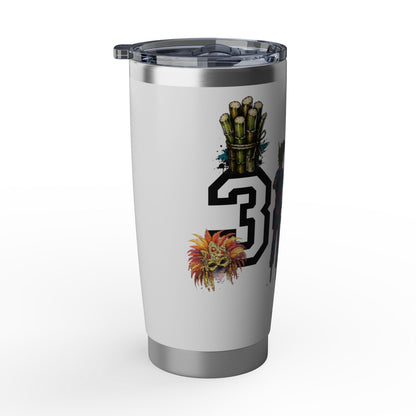 Vagabond 20oz Travel Tumbler — Retro Floral Number 340 Stainless Insulated Cup