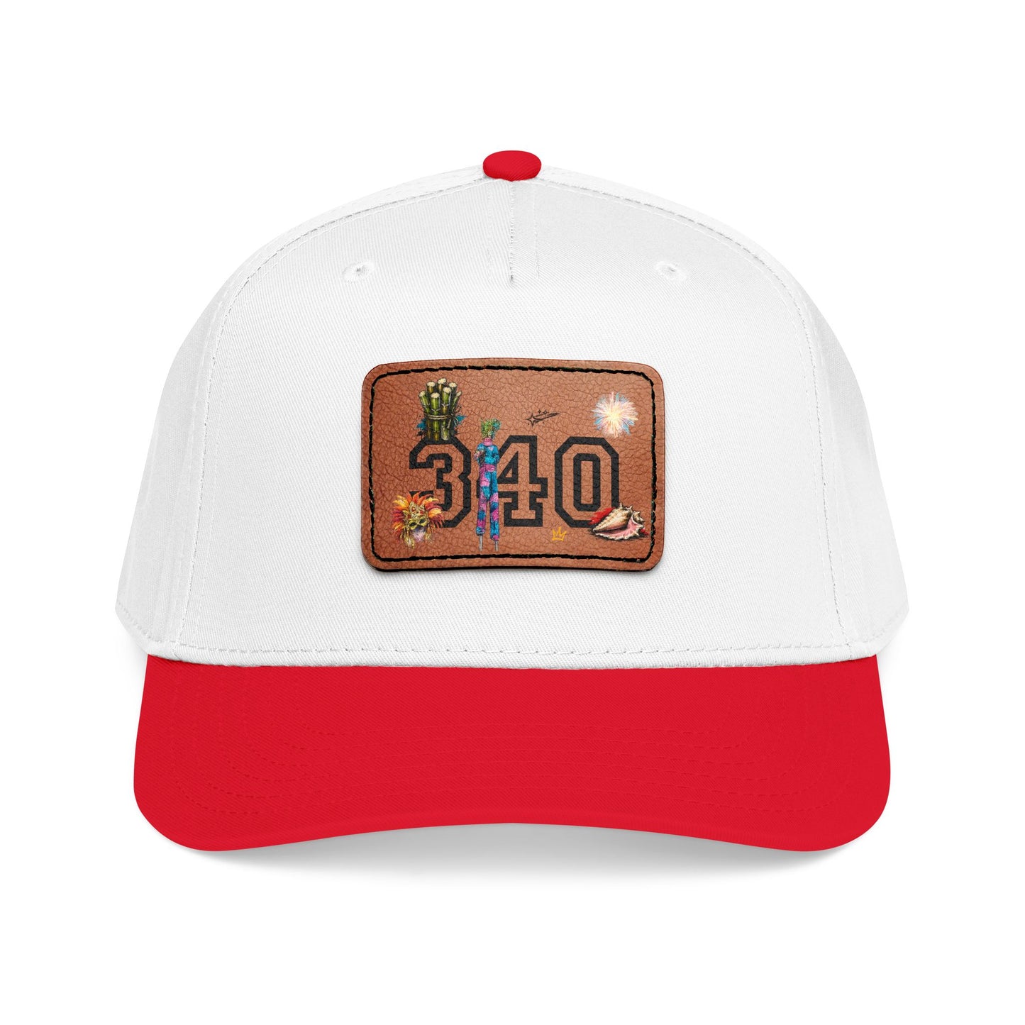 Hams Bluff 340 Leather Patch Baseball Cap