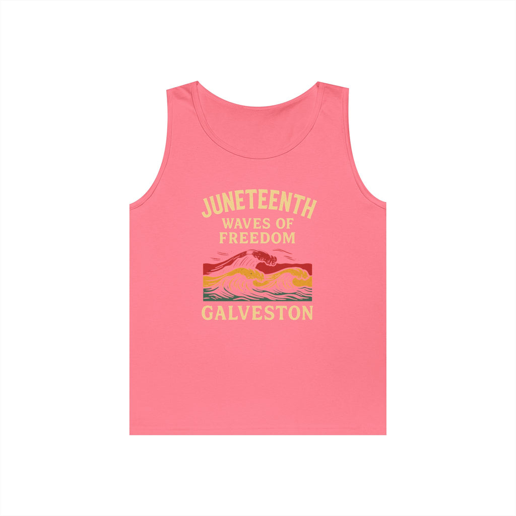Tank Top Waves of Freedom Juneteenth Design