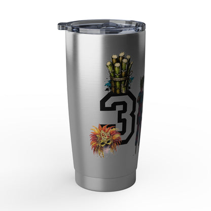 Vagabond 20oz Travel Tumbler — Retro Floral Number 340 Stainless Insulated Cup