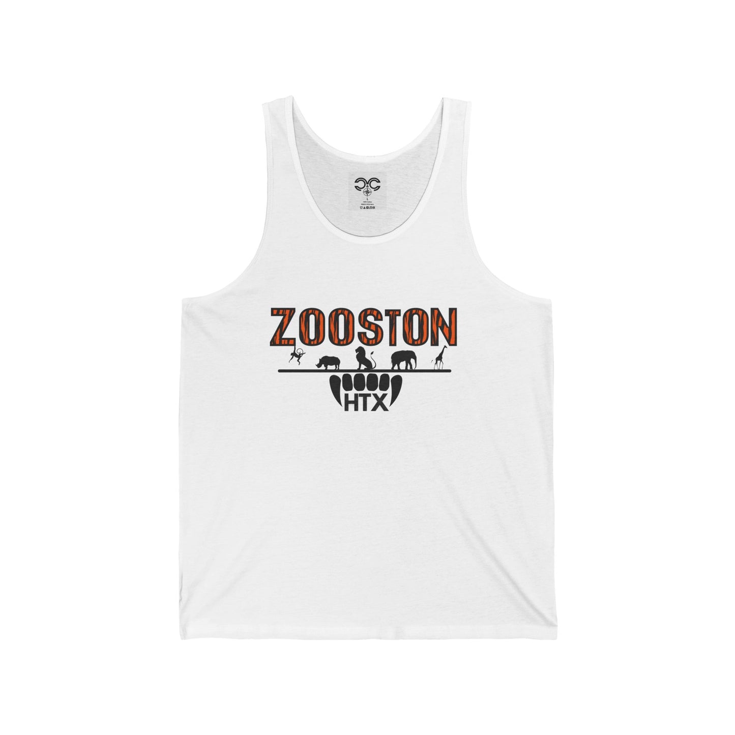 "Zooston Tiger Print" Unisex Jersey Tank Top | Summer Vibes, Casual Wear, Gift for Him/Her, Workout Apparel, Festivals, Beachwear