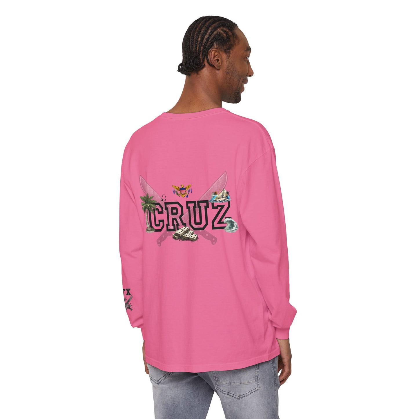 Cruz 340 Long Sleeve Tee — Island Vibes Graphic Shirt