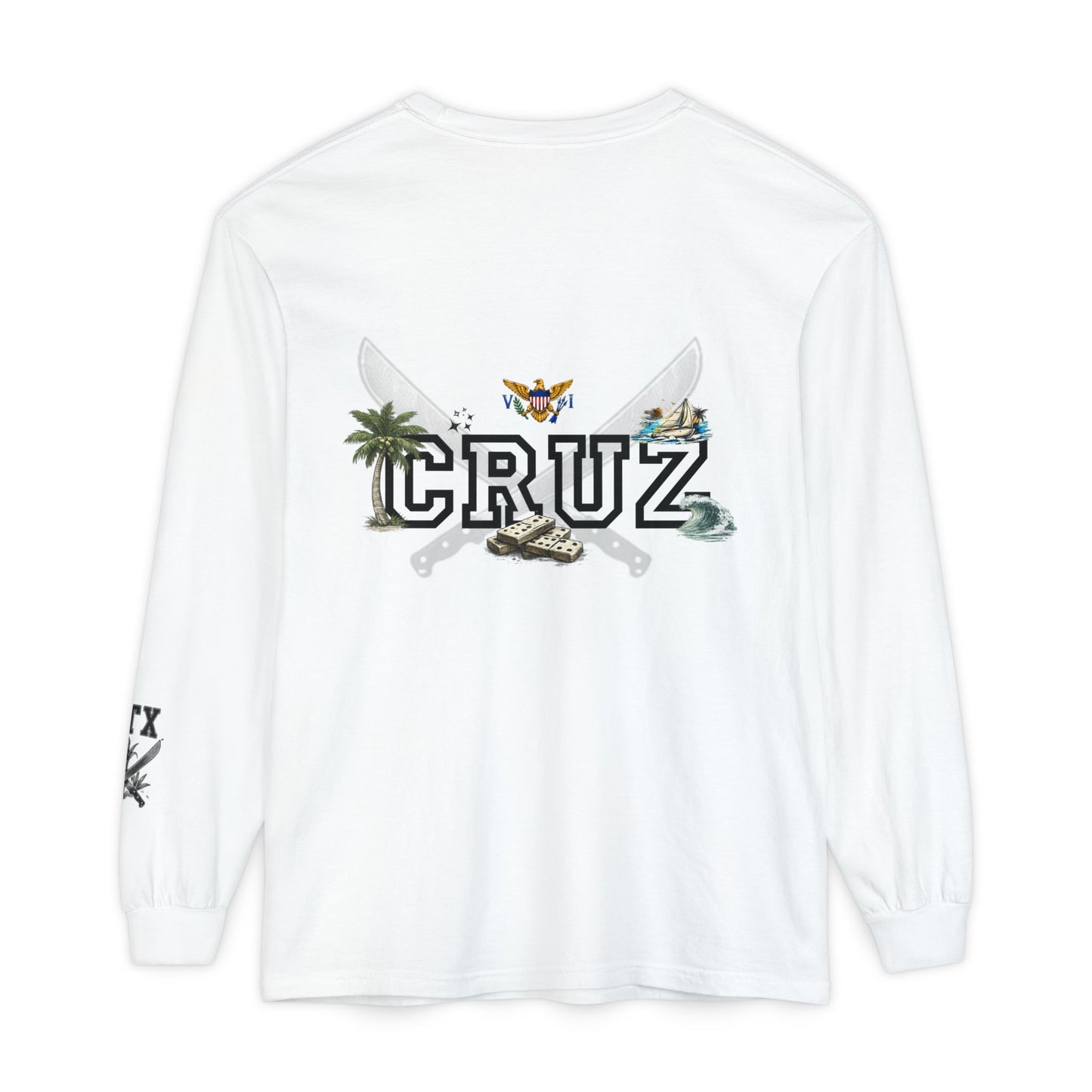 Cruz 340 Long Sleeve Tee — Island Vibes Graphic Shirt