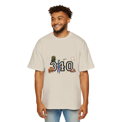 Cruz 340 Graphic Tee — Beach Vibes Men’s Oversized T-Shirt