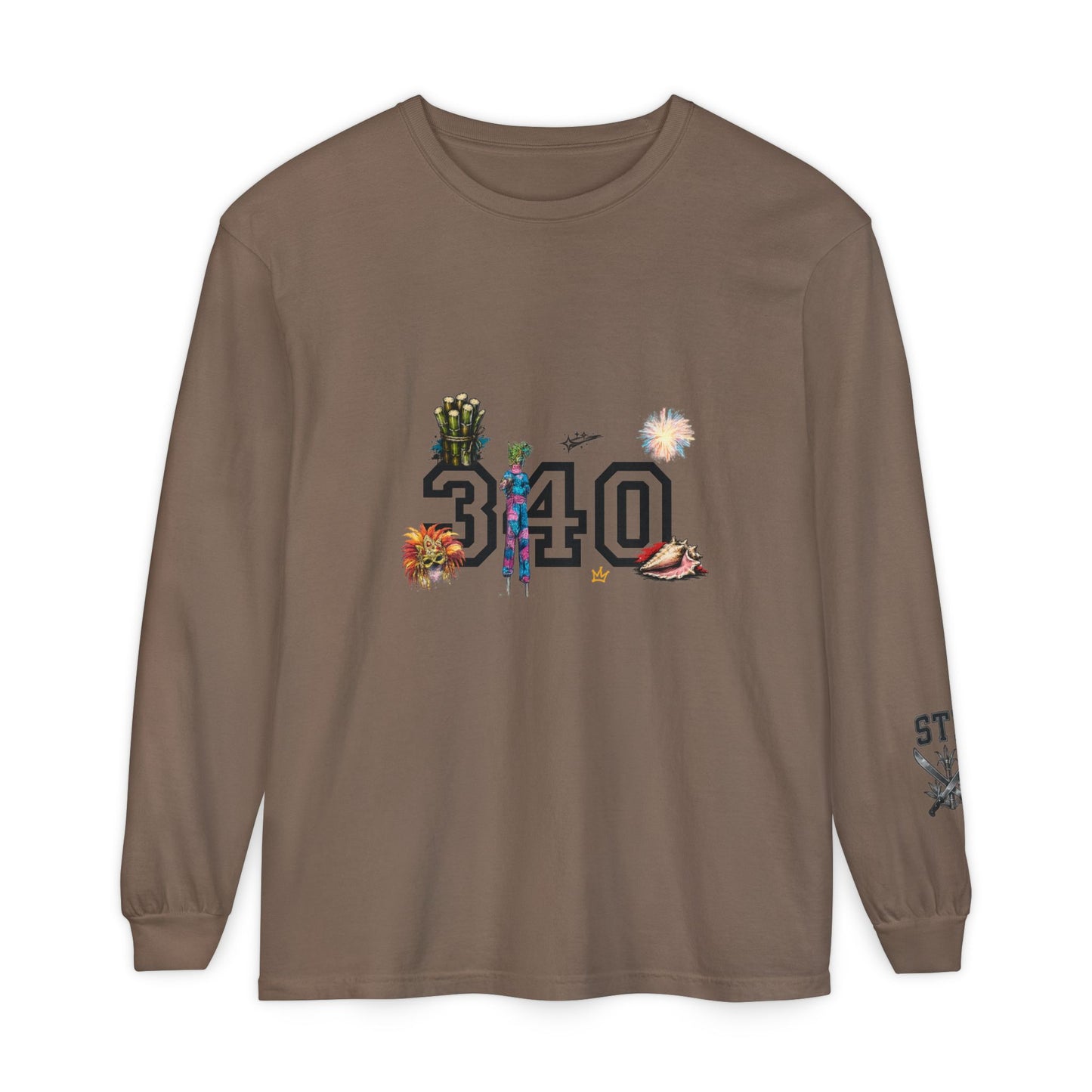 Cruz 340 Long Sleeve Tee — Island Vibes Graphic Shirt