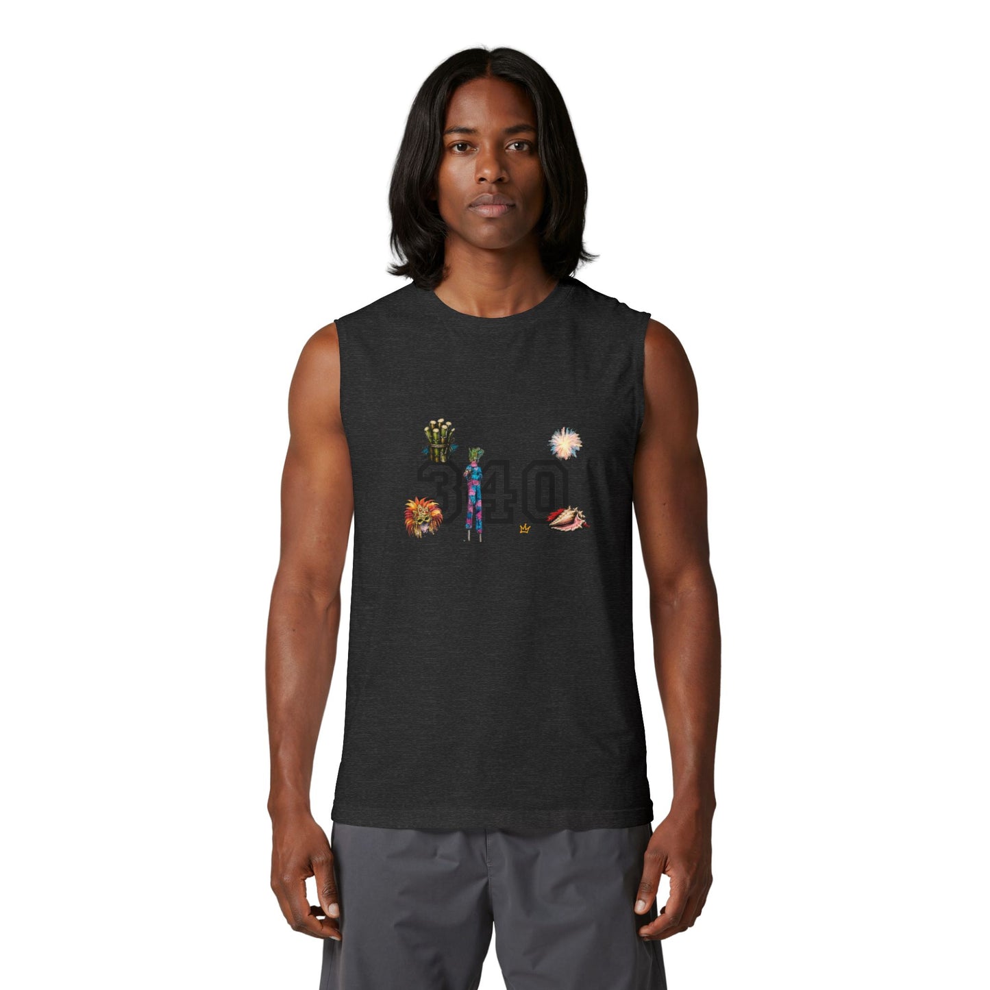 St. Croix Islands Muscle Tank — "340"