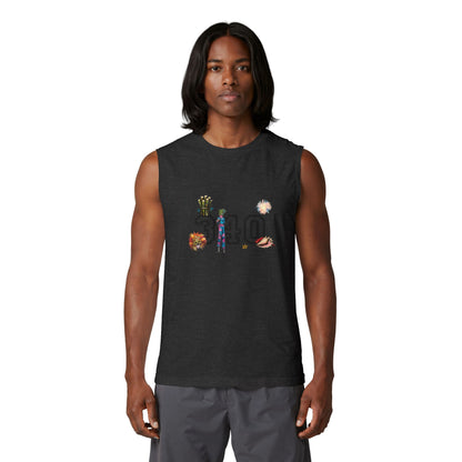 St. Croix Islands Muscle Tank — "340"