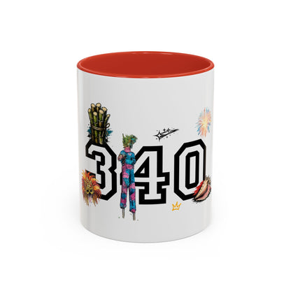 Accent Coffee Mug — "The islands don't leave you." St. Croix Inspired 11/15oz