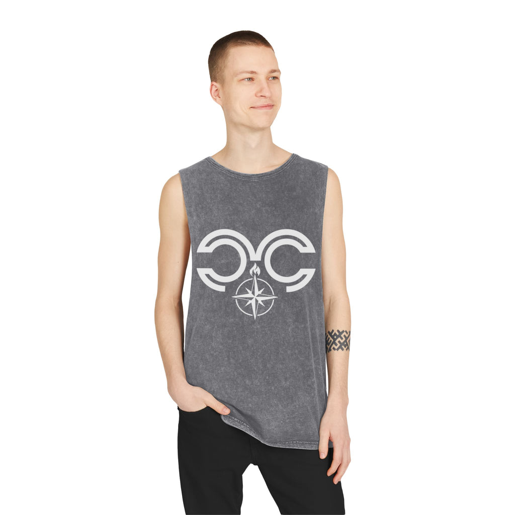 Stonewash Tank Top OG Monogram Hustle Heritage Tank
