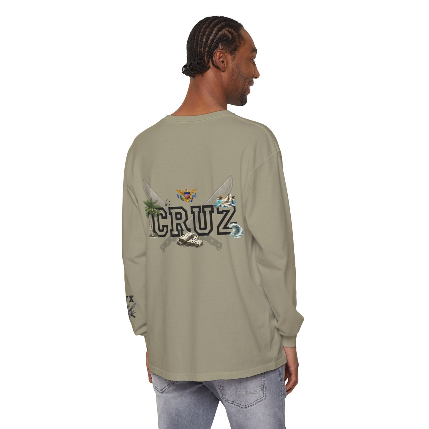 Cruz 340 Long Sleeve Tee — Island Vibes Graphic Shirt