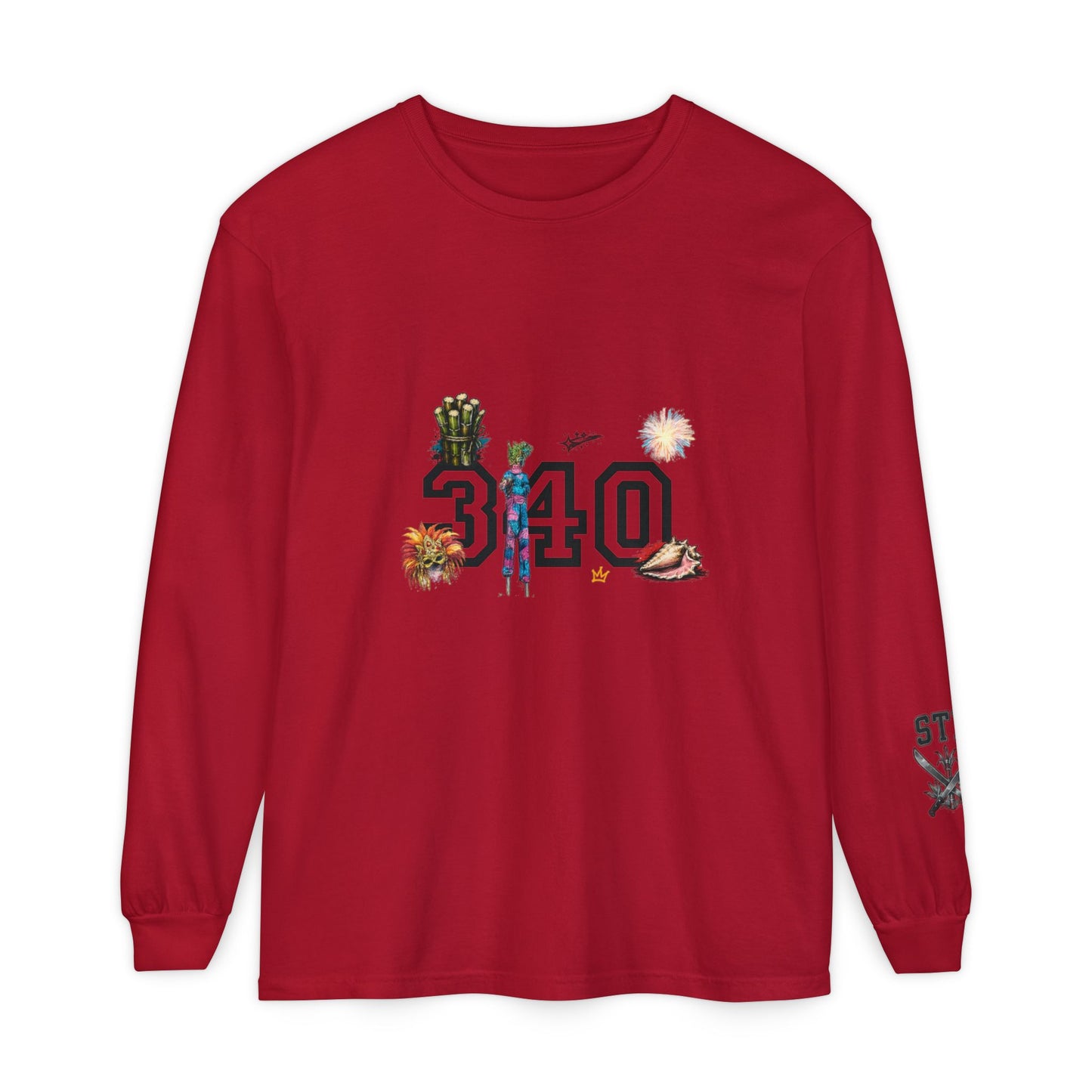 Cruz 340 Long Sleeve Tee — Island Vibes Graphic Shirt