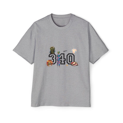 Cruz 340 Graphic Tee — Beach Vibes Men’s Oversized T-Shirt