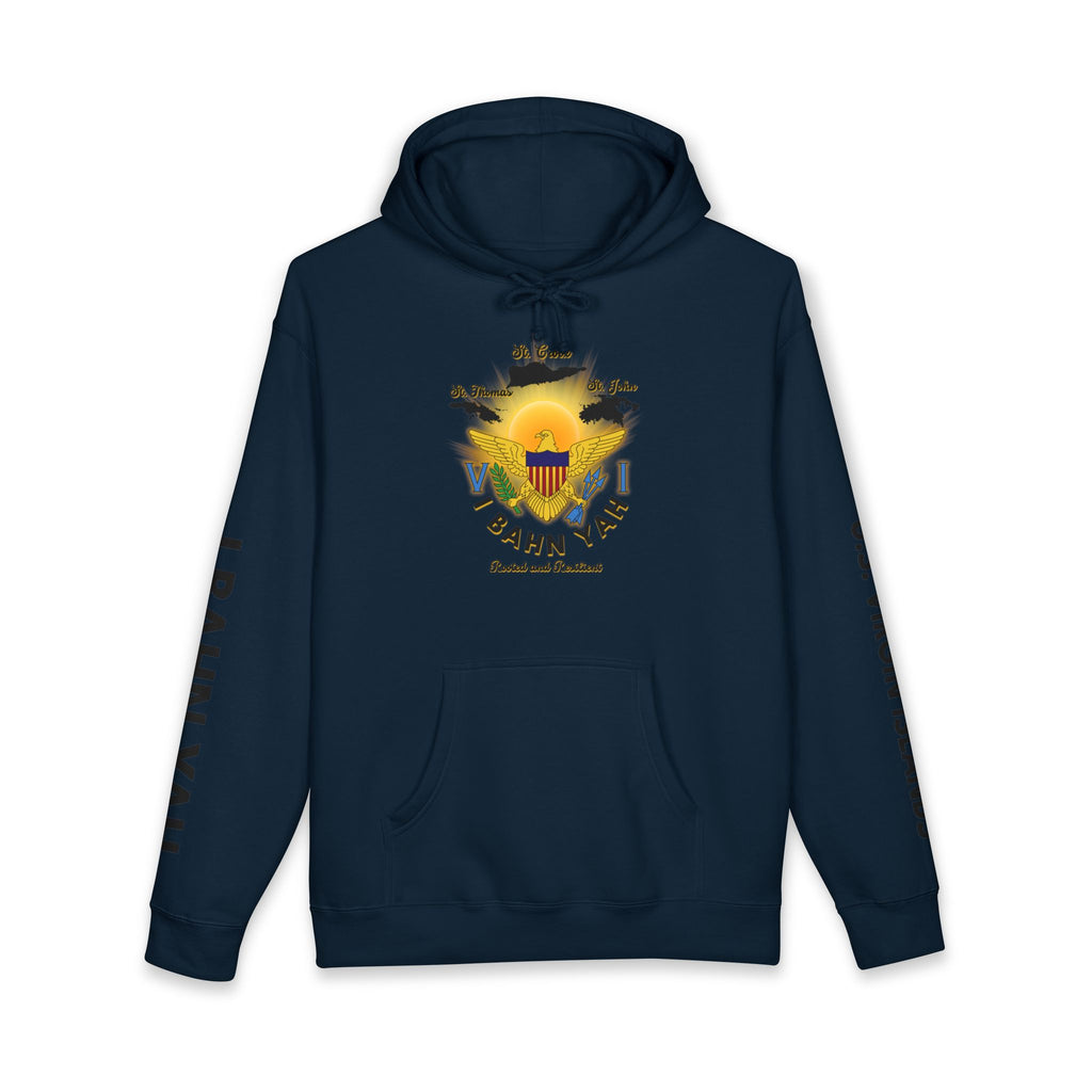 I Bahn Yah Hoodie - Caribbean‑American Backyard Vibes Heavyweight Sweatshirt