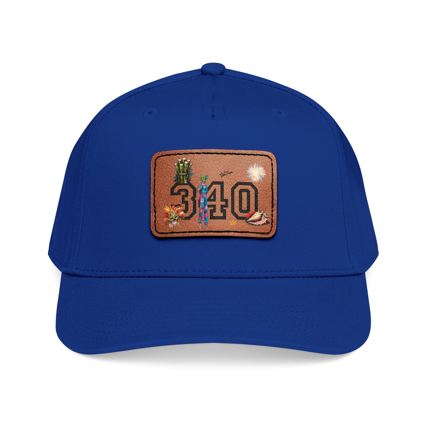 Hams Bluff 340 Leather Patch Baseball Cap
