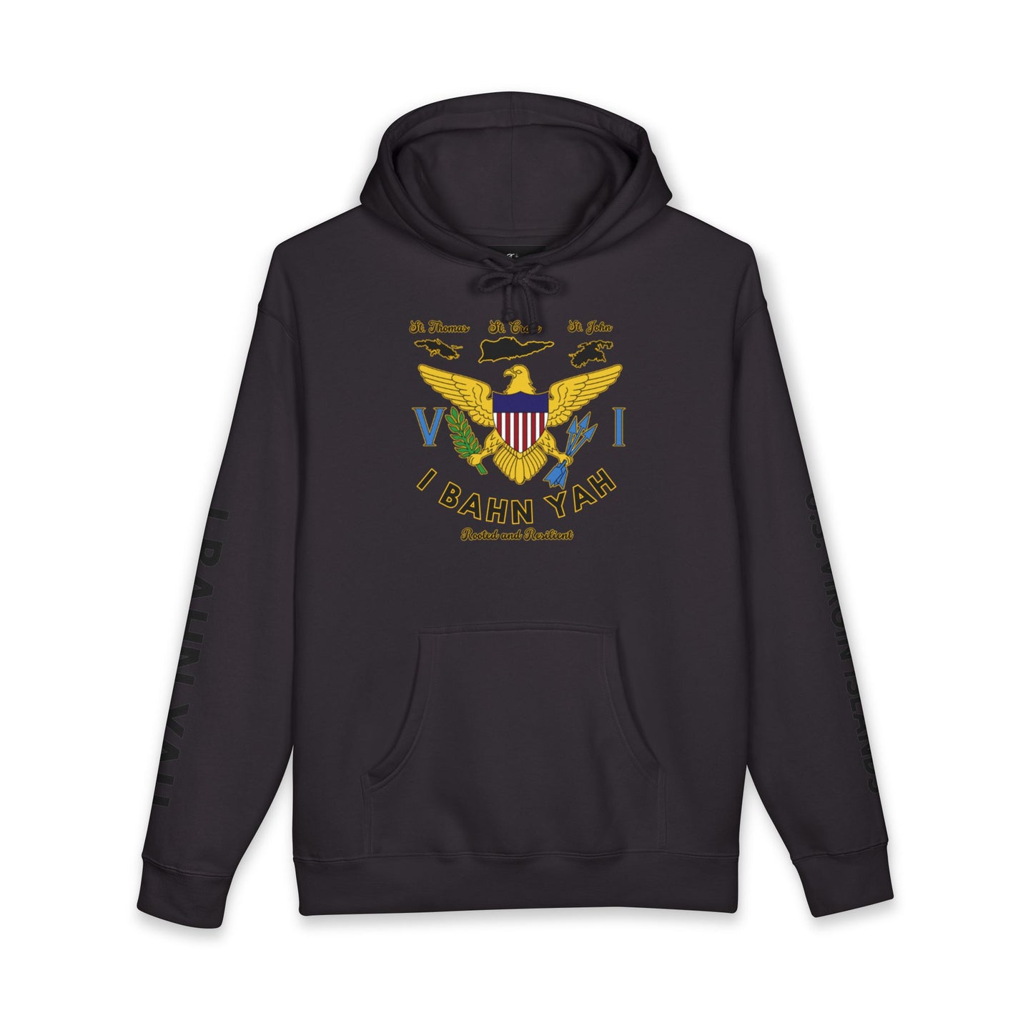 I Bahn Yah Hoodie - Caribbean Backyard Vibes Heavyweight Sweatshirt