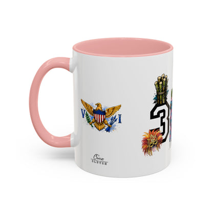 Accent Coffee Mug — "The islands don't leave you." St. Croix Inspired 11/15oz